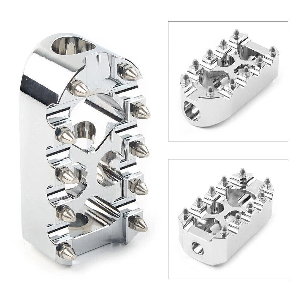 Anti-Skid Brake Shift Peg Pedals for Harley Universal Chrome
