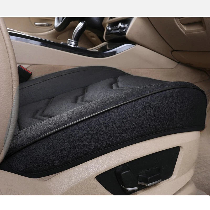 Universal PU Leather Front Seat Cushion Covers for Cars & Vehicles