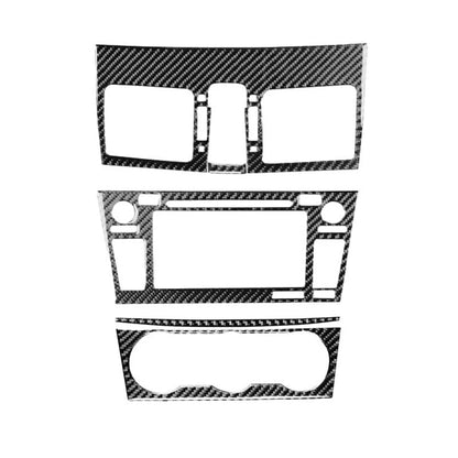 Soft Carbon Fiber Console AC Nav Panel Trim Kit for Subaru WRX / STI 2015-2021