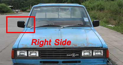 Right Black Side View Mirror for Datsun Nissan 720 (1980-1986)