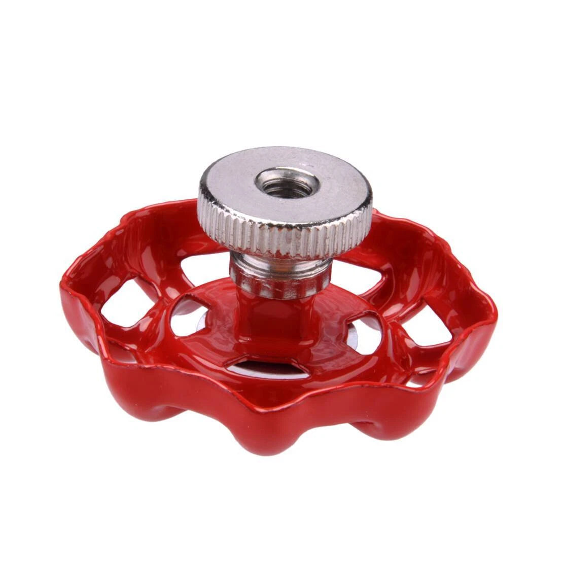 Red Car Interior Central Control Knob Water Valve Button Cover Decor (1 pc)