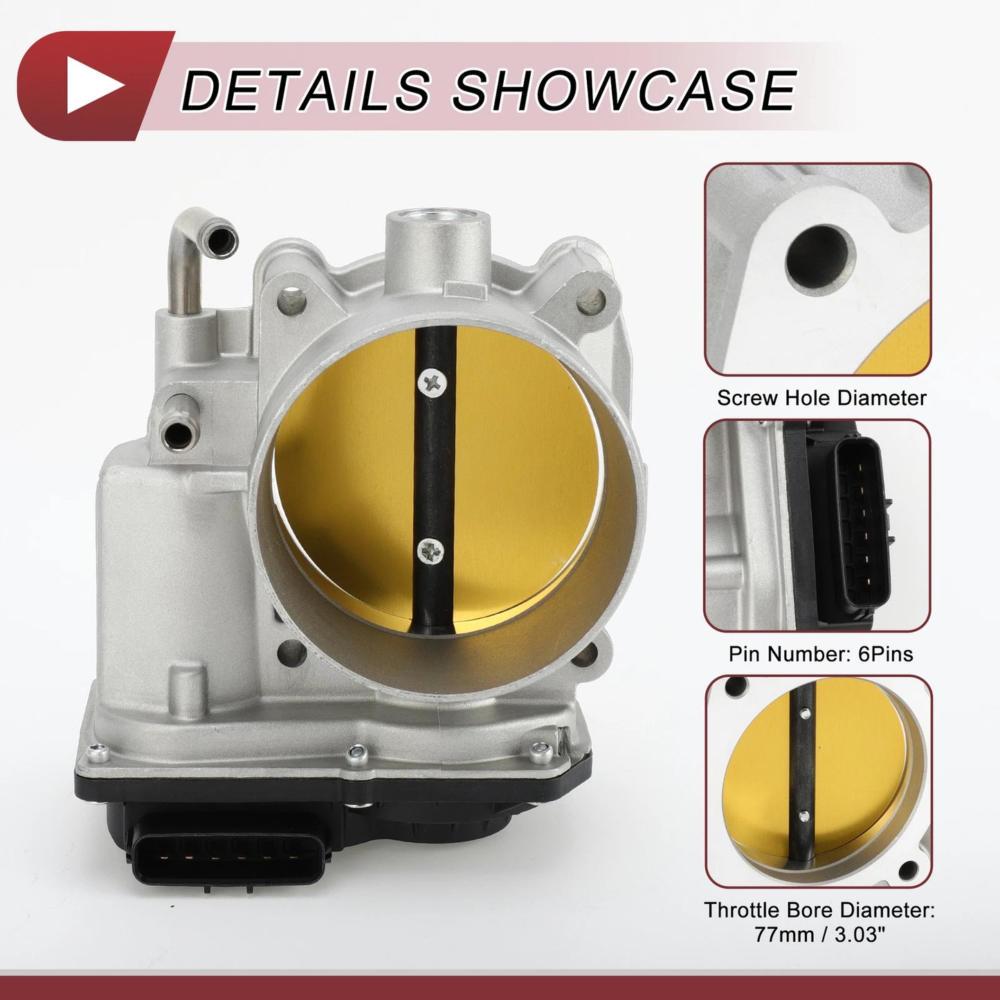 Throttle Body Actuator for Land Rover Range Rover Sport 4.2L 4.4L (2006-2009)