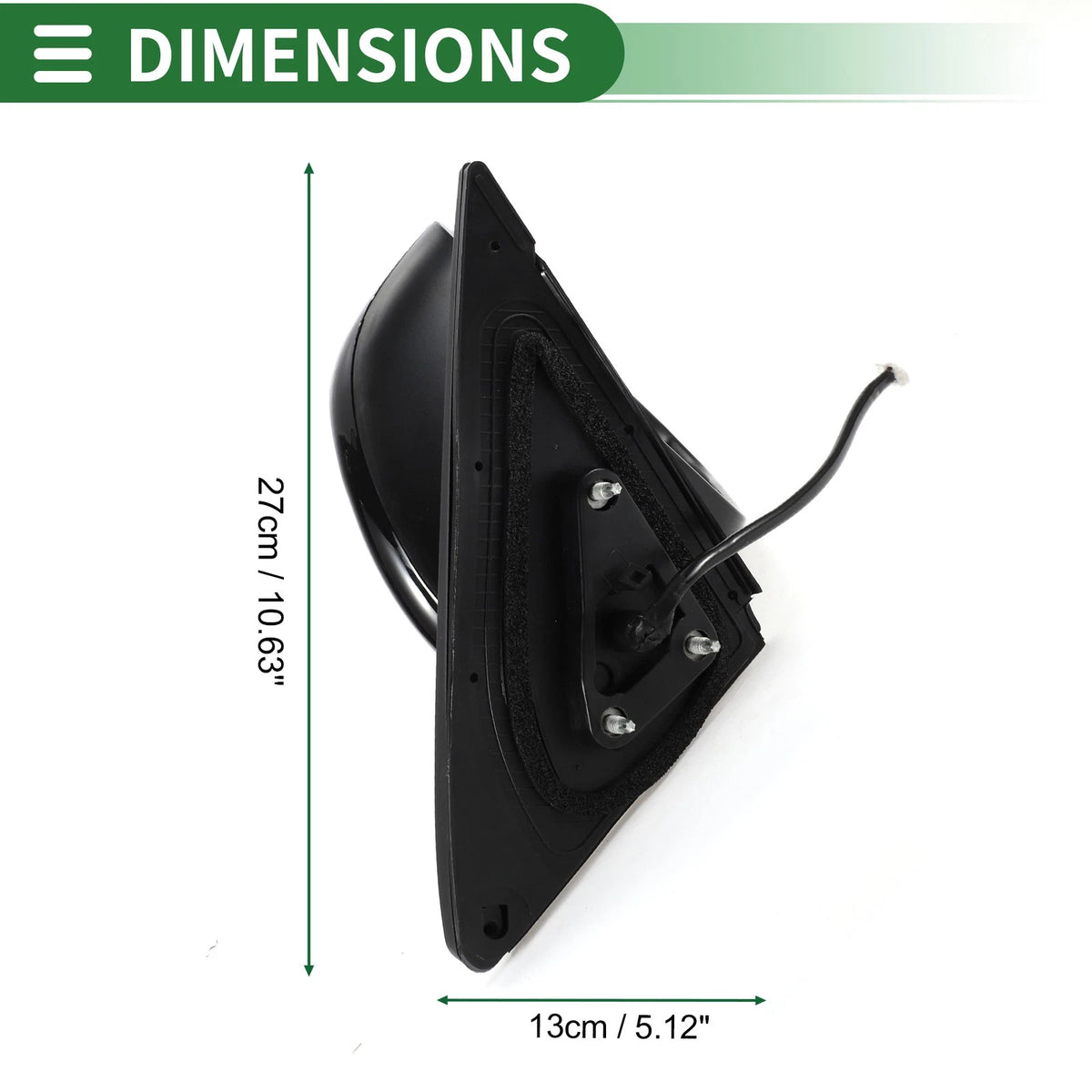 Right Side Door Mirror Glass for Toyota Highlander (2001-2023)