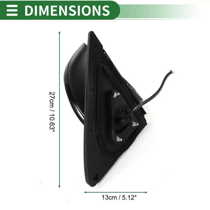 Right Side Door Mirror Glass for Toyota Highlander (2001-2023)