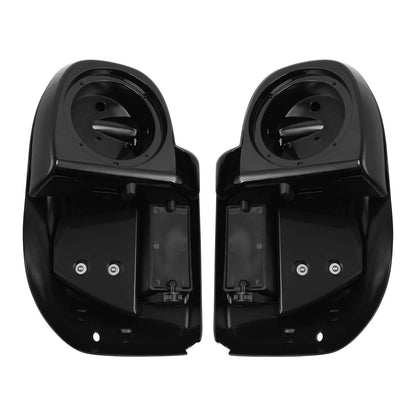Lower Vented Fairing 6.5in Speaker Box Pod for Harley Touring (2014-2023)