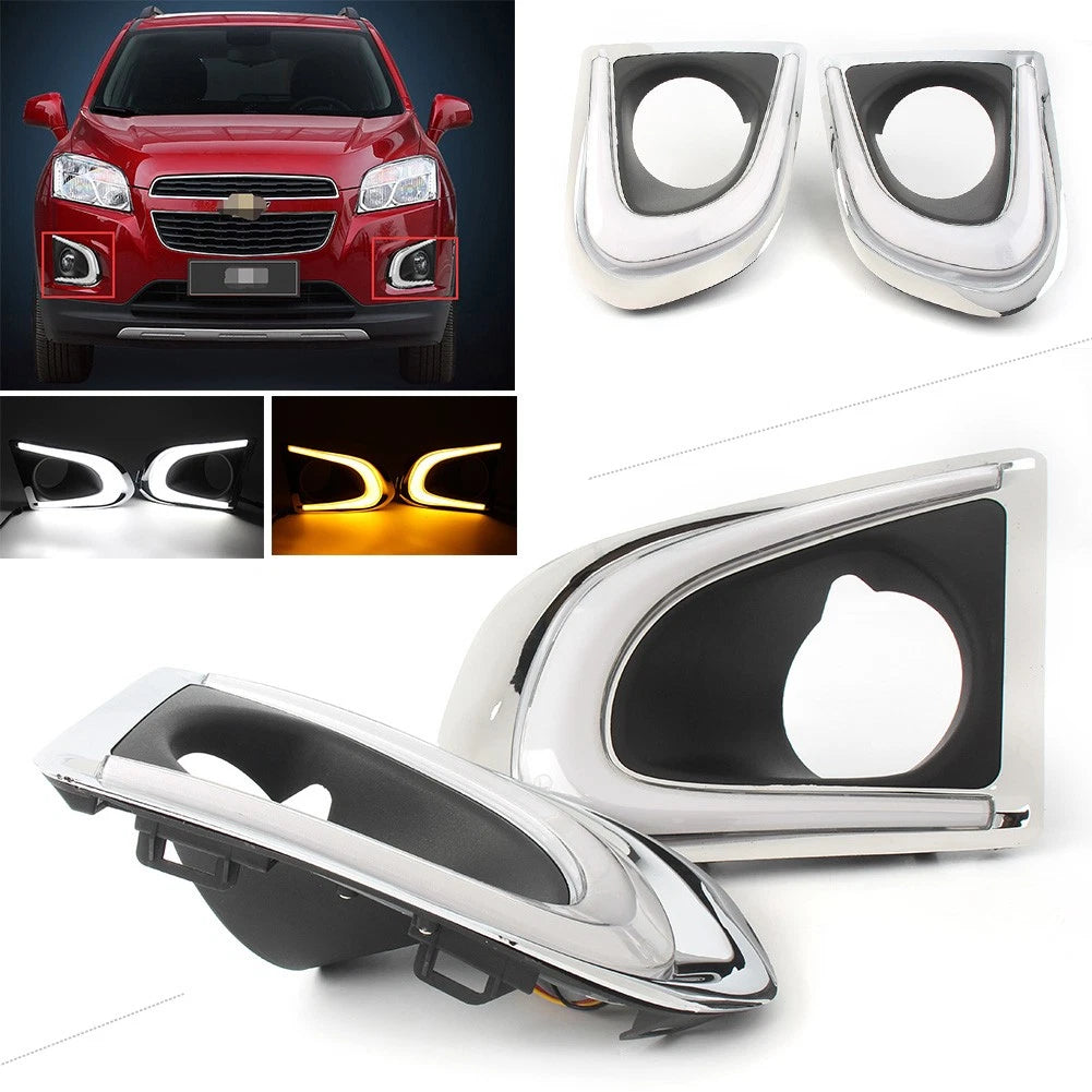 12V LED Daytime Running Lights with Turn Signal for Chevy Trax (2013-2015)
