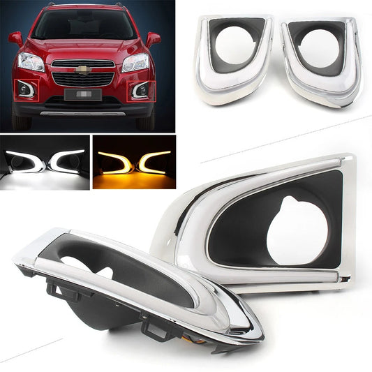 12V LED Daytime Running Lights with Turn Signal for Chevy Trax (2013-2015)