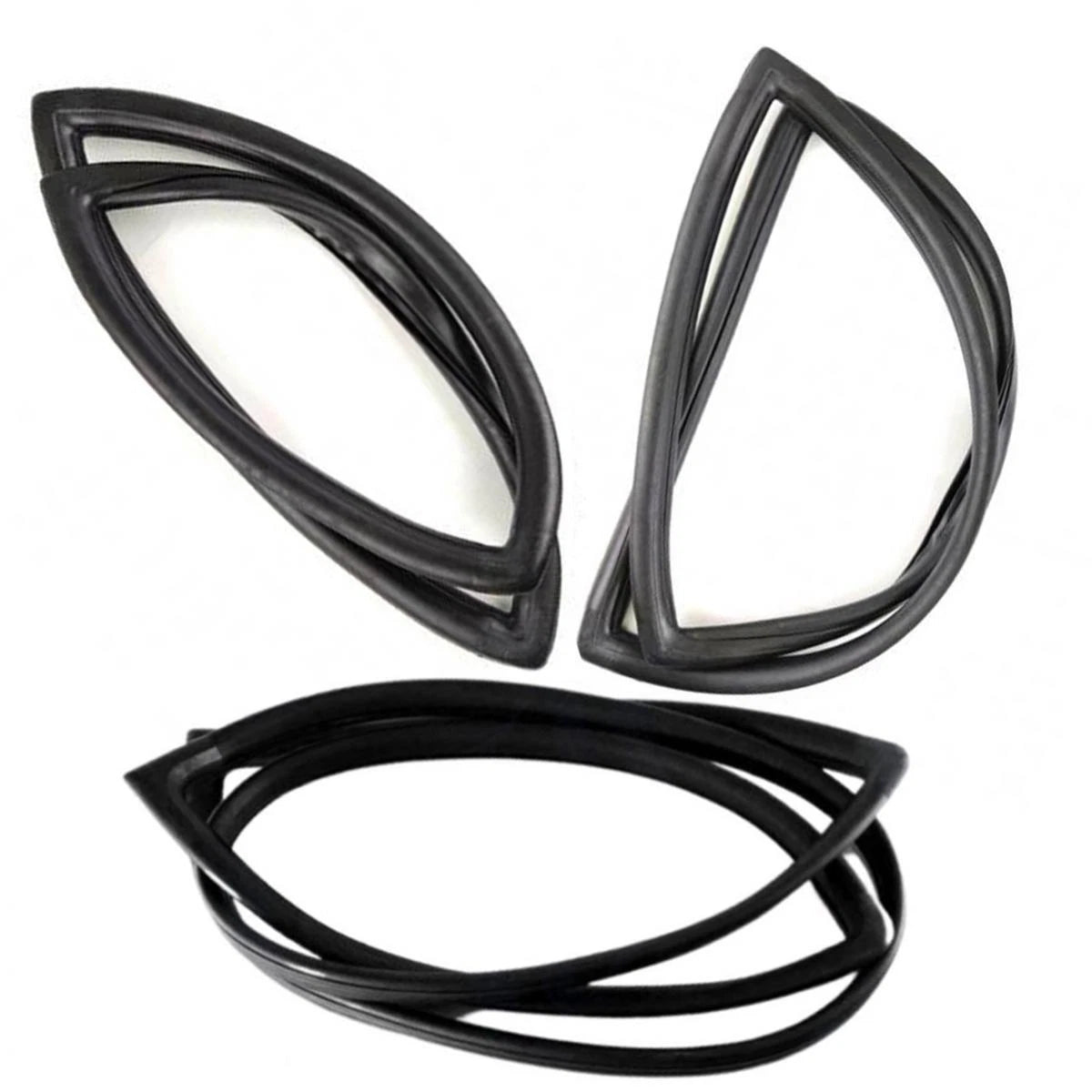 Windshield Rubber w/o Moulding F+R Set 3 Fits Nissan Patrol Safari Y60 87-97 D05