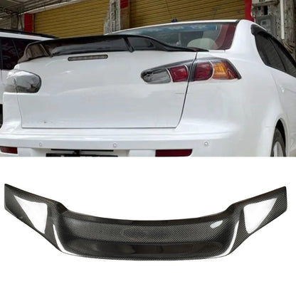 Rear Boot Spoiler Lip for Mitsubishi Lancer EVO 10 (2008-2017) Carbon Fiber