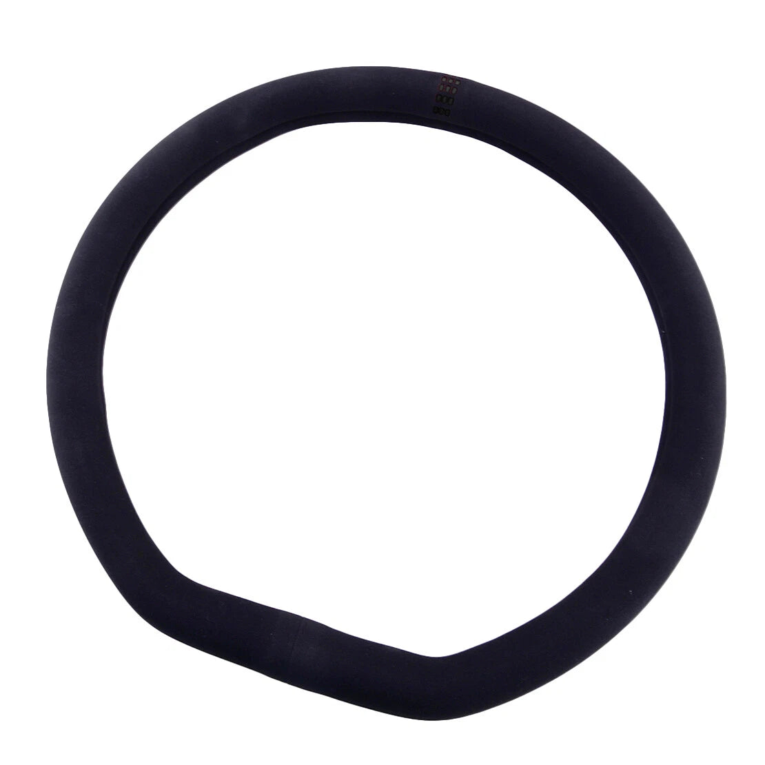 38cm D Shape Faux Suede Steering Wheel Cover for Universal Cars