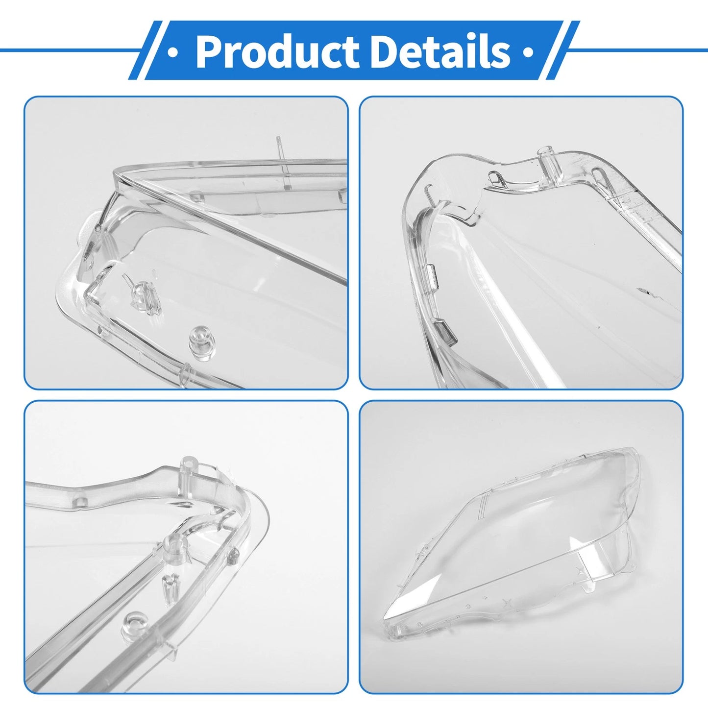 1 Pcs Front Left Headlight Lens Cover for Lexus LS460/LS600 (2010-2012)