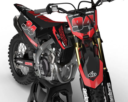 Custom Graphic Kit for Honda CRF250R (2010-2013) - Unite Style Decals & Stickers