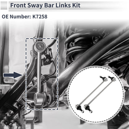 Front Stabilizer Bar Links No Bushing for CHRYSLER PACIFICA (2004 - 2008)