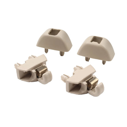 2 x Sun Visor Support Retainer Hook Clips for Volkswagen Passat, Audi A6 (2005-2010)