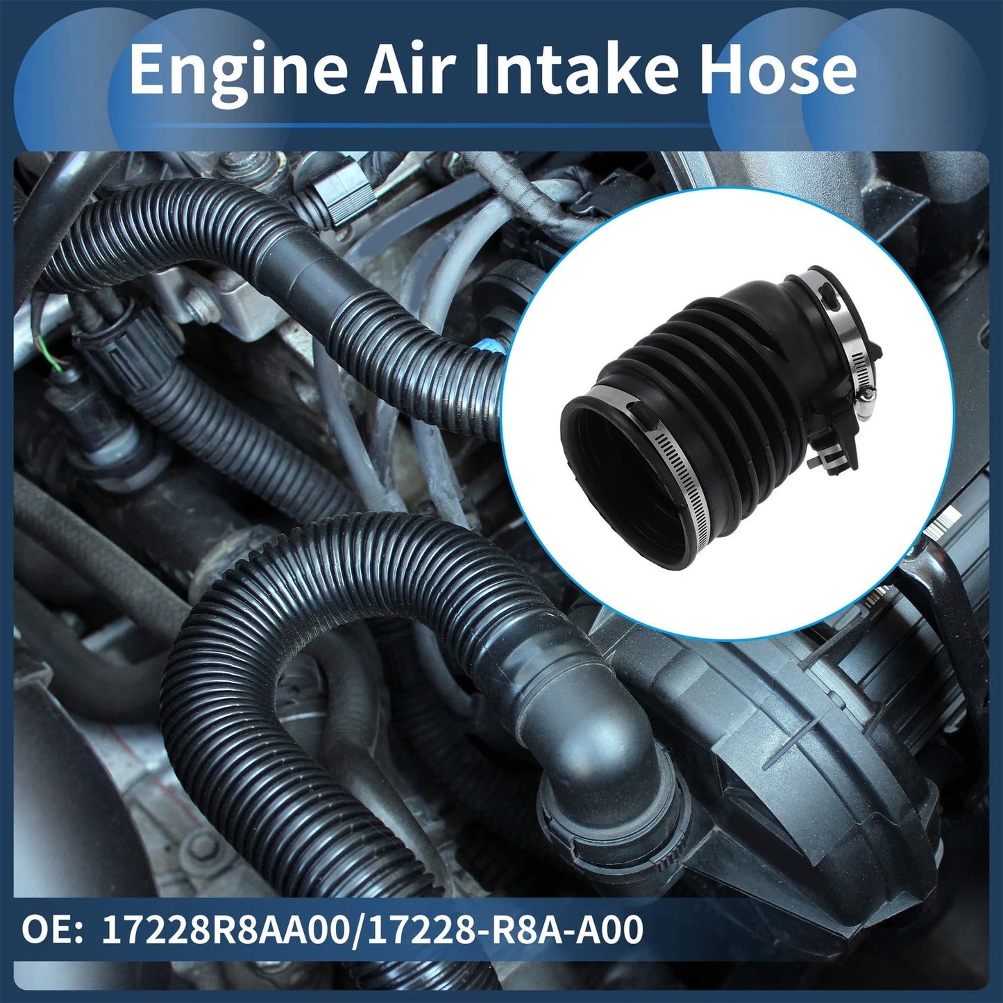 3.5L Engine Air Intake Hose for Honda/Acura RDX Rubber Clamp