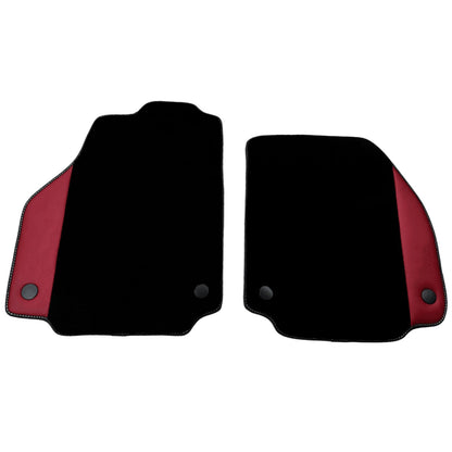 AutoWin Floor Mats for Ferrari F8 Tributo | Bordeaux Nappa Leather