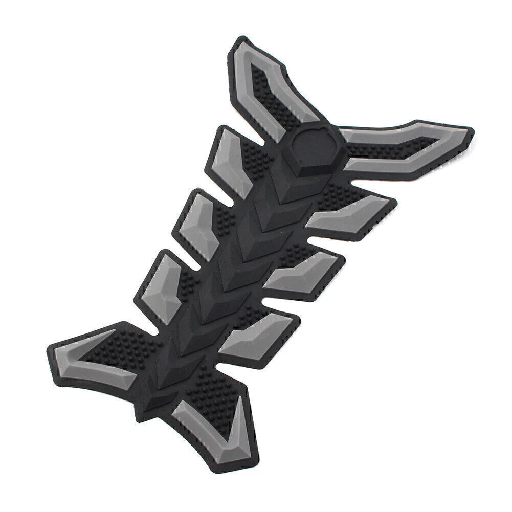 3D Decal Sticker Protector for Universal Motorcycle Grey Gas Fuel Tank Pad