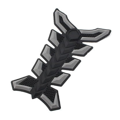 3D Decal Sticker Protector for Universal Motorcycle Grey Gas Fuel Tank Pad