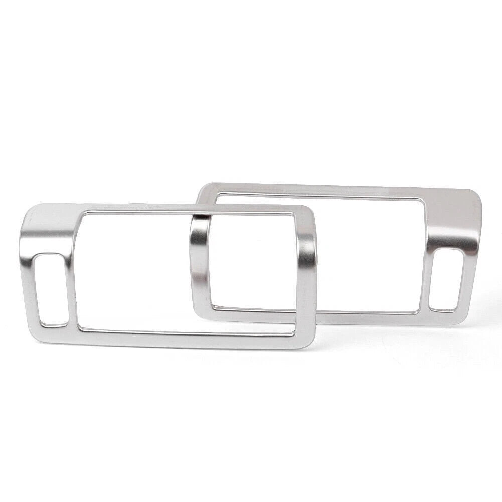 2 x Silver Interior Air Vent Outlet Covers for Volvo XC90 (2015-2018)