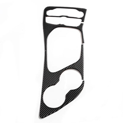 Carbon Fiber Interior Gear Shift Box Panel Trim Cover for Dodge Challenger (2015-2023)