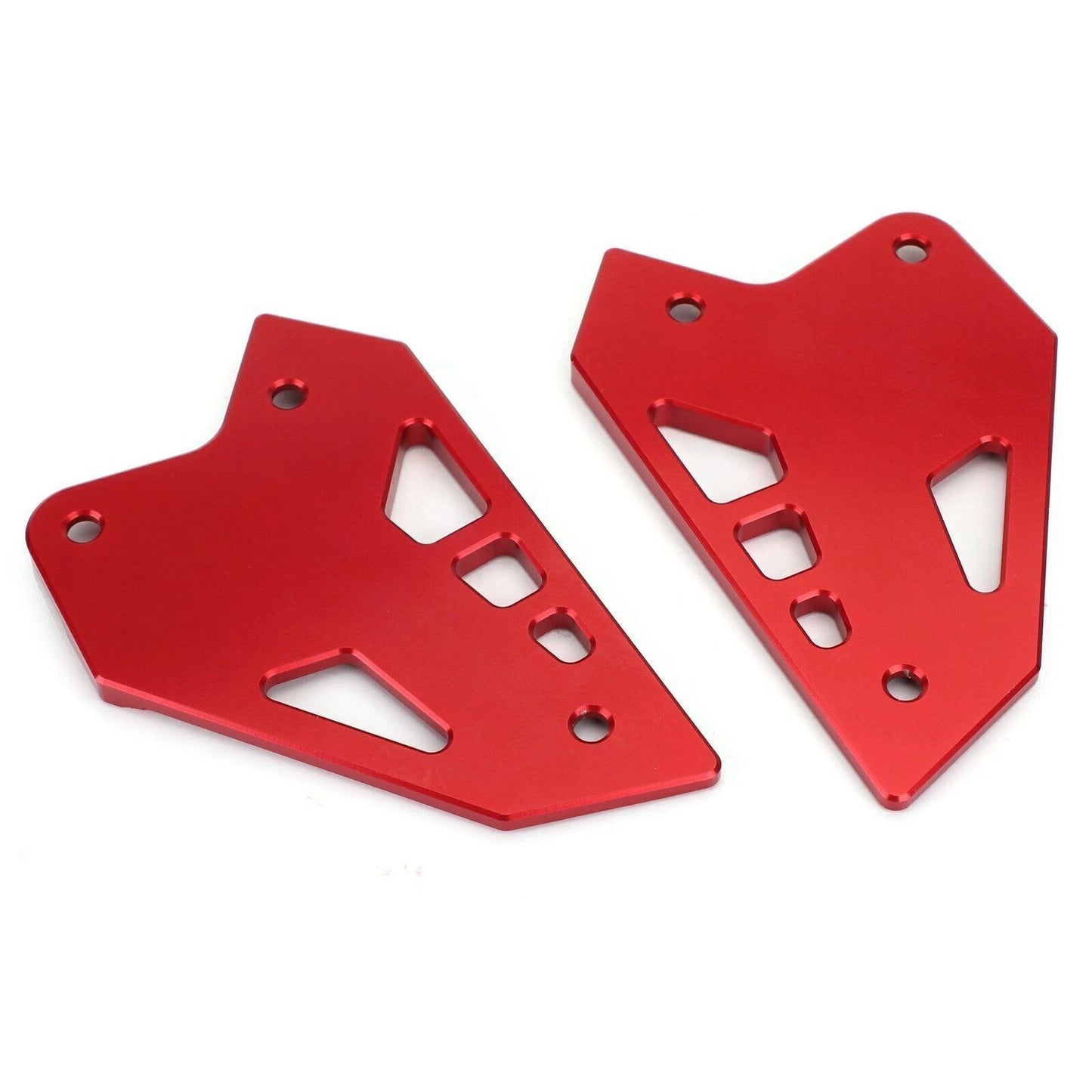 CNC Aluminum Heel Guard Set Red for Kawasaki Z900 (2017-2020)