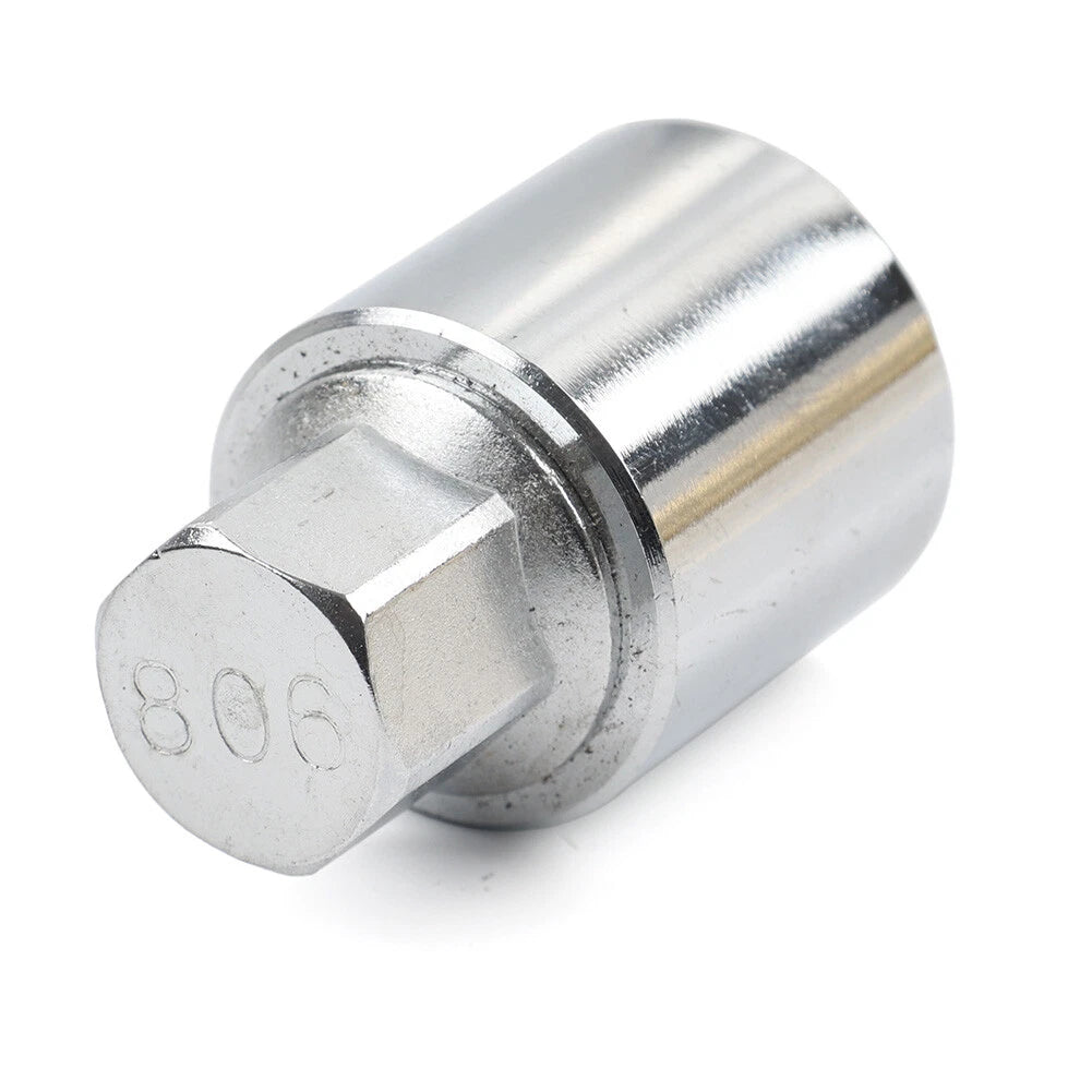 Silver Anti-theft Wheel Bolt Lock Nut Key for Jeep Renegade, Cherokee (2015-2023)