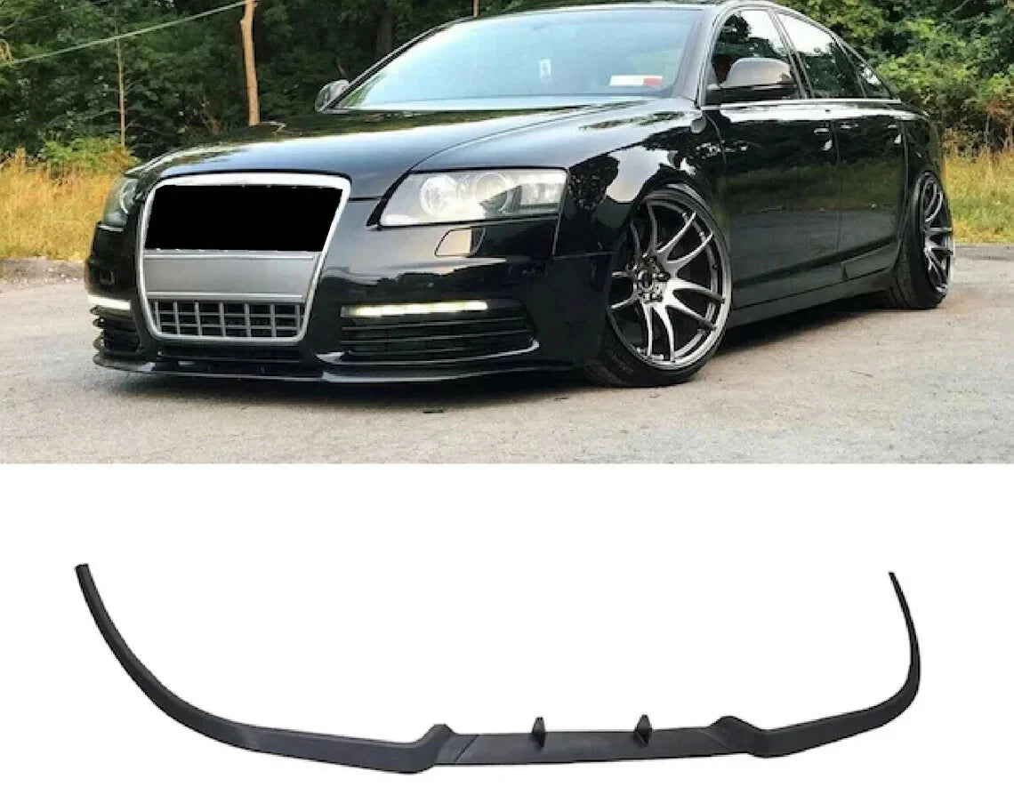Front Bumper Lip 3 Pcs for Audi A6 S6 C6 (2005-2011)