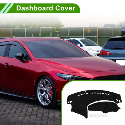 Dashboard Cover Mat for Mazda Axela 2009-2013 Sun Protector Black