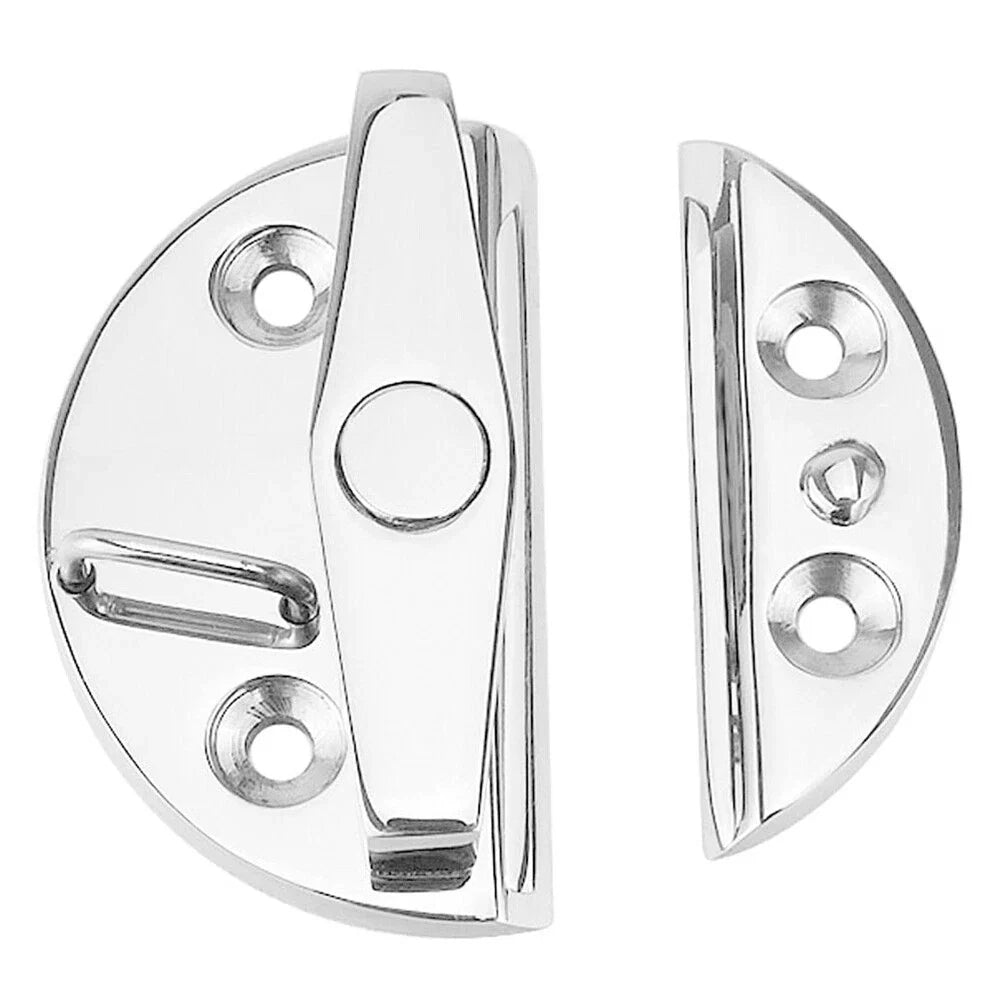 Boat Access Door Catch with Twisting Lock for All Boats, 316 Stainless Steel