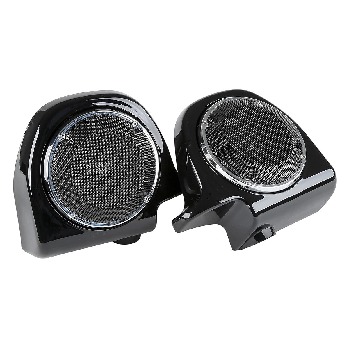Lower Fairings 6.5'' Speakers Grills Box Pods for Harley Touring (1988-2013)