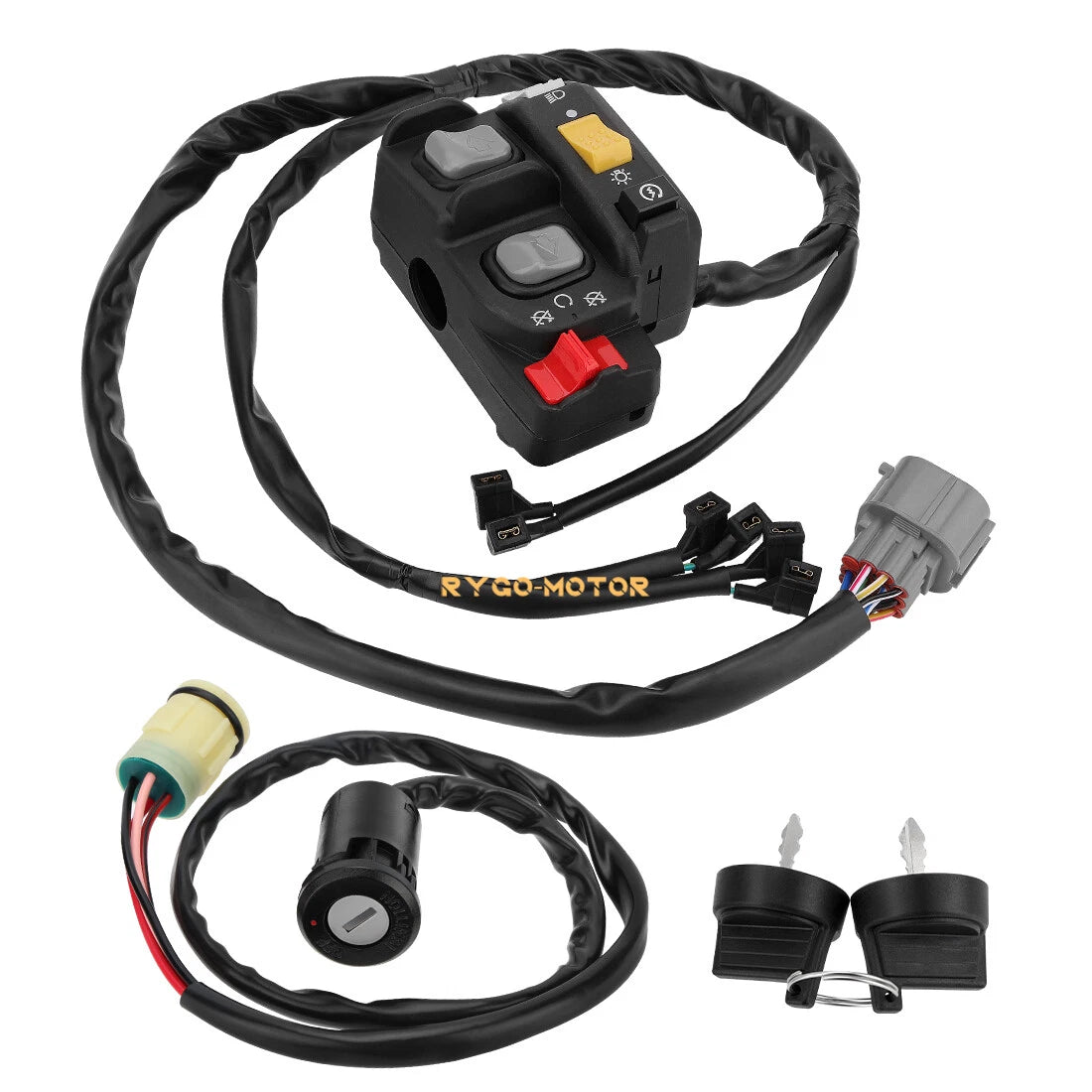 Handlebar & Key Switch for Honda Rancher 420 TRX420 (2007-2013)