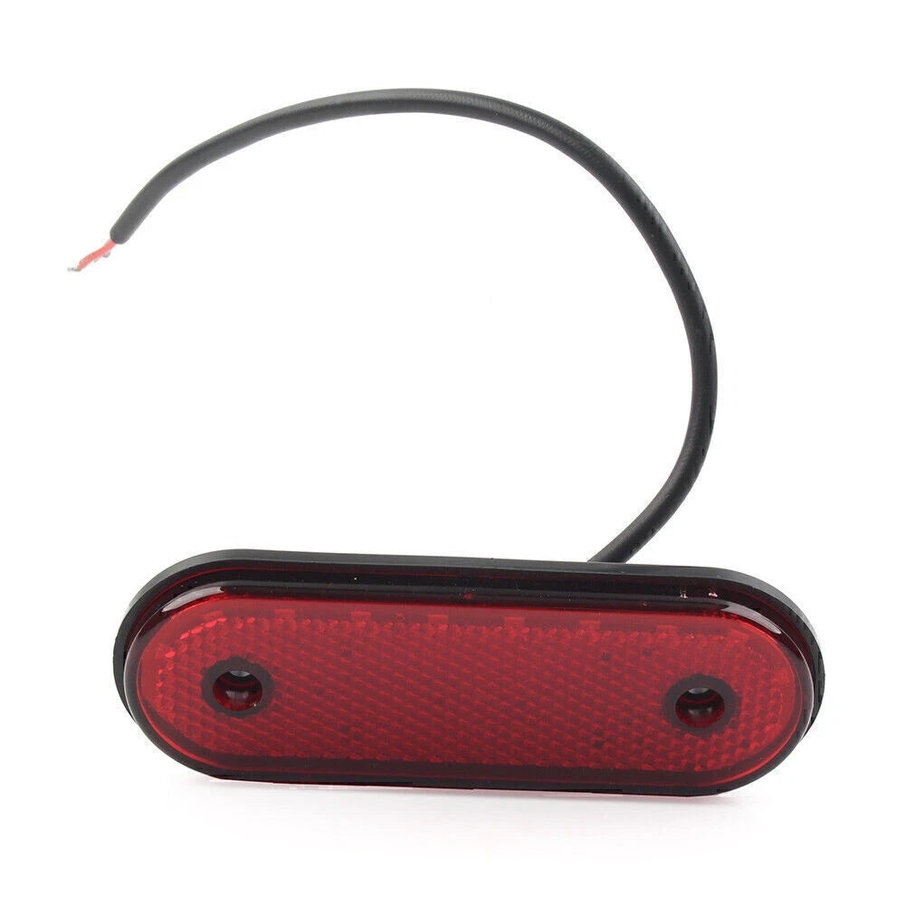 LED Oval Side Marker Indicator Light for Trailer Truck Lorry Van (No Year)