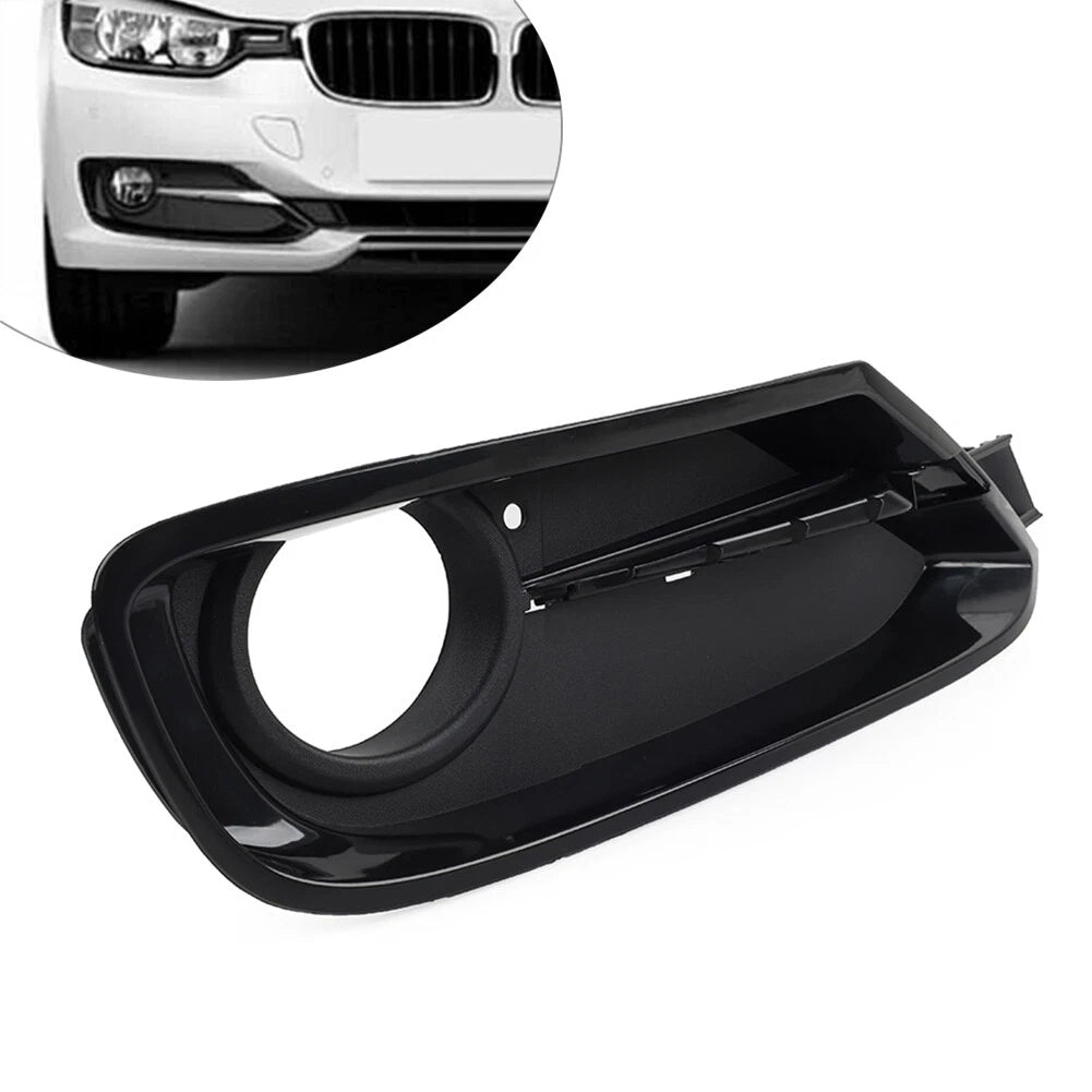Front Bumper Fog Lamp Grille W/O Silver Trim for BMW F30 F31 (2012-2019) 1x