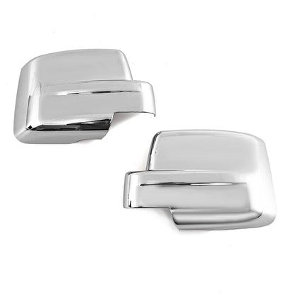 Chrome Side Rearview Wing Mirror Cover Caps for Jeep Liberty (2004-2010) 2x