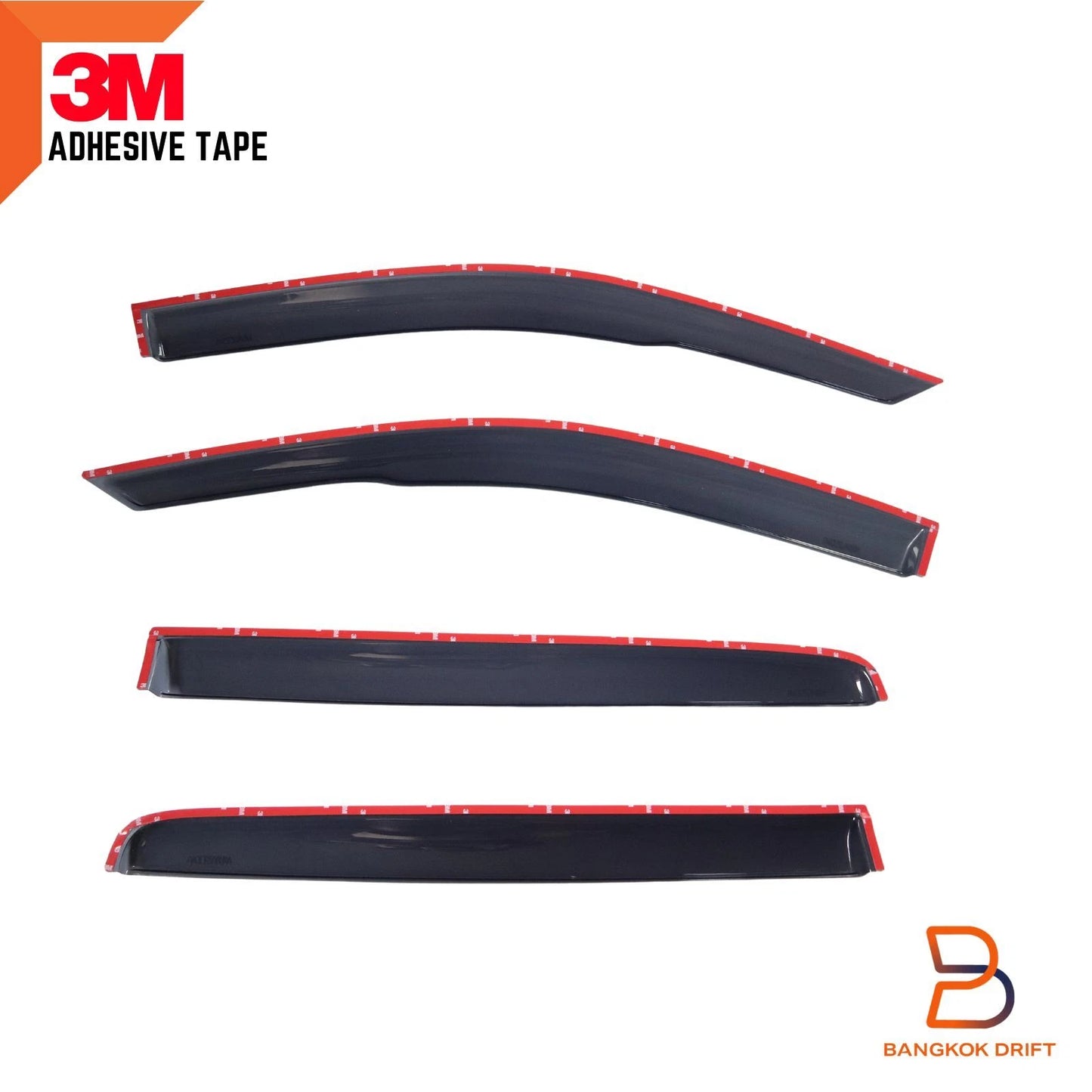 Weather Shield Window Visor Rain Guard for Mazda BT-50 BT50 12-20 Dual Cab