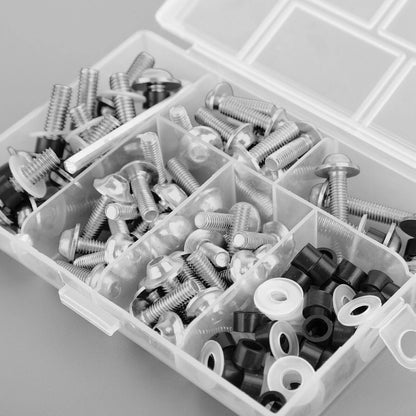 158 Piece Silver Aluminium Fairing Screw Trim Bolts Set for F2
