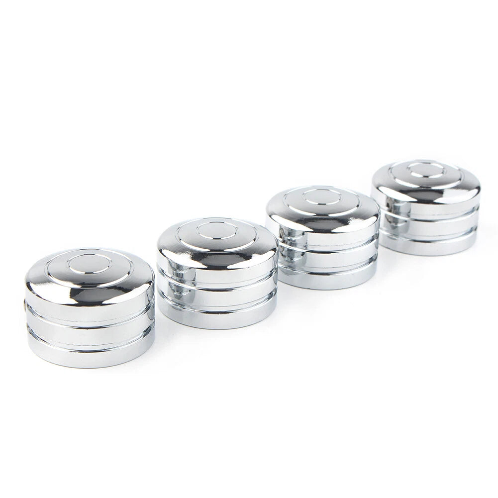 4 x Head Bolt Covers for Harley Sportster 883 XL, Twin Cam (1986-2017) Chrome
