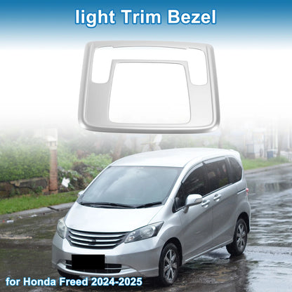 Front Row Light Trim Bezel for Honda Freed (2024-2025) Silver Tone