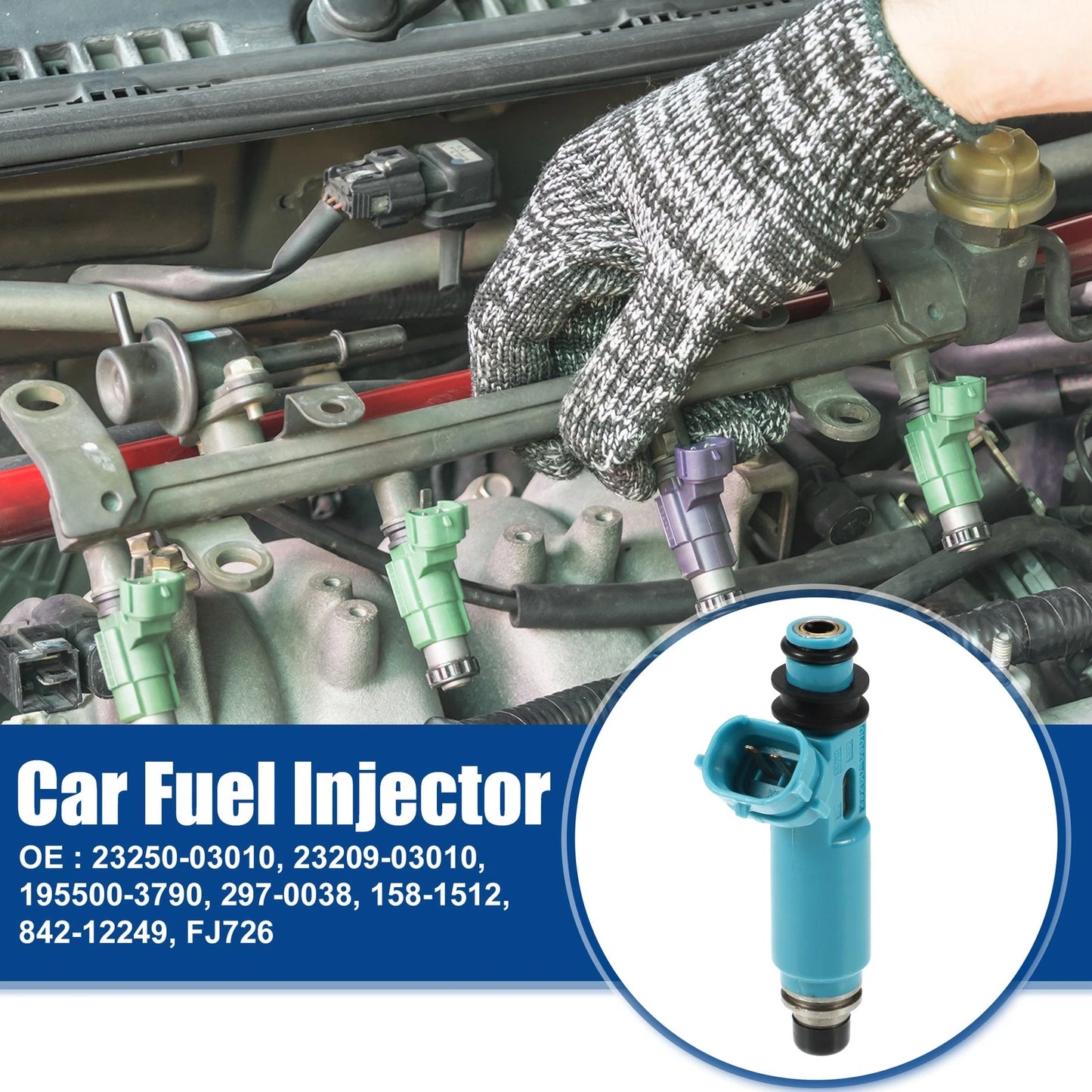 4 x Car Fuel Injector Nozzle for Toyota Camry Solara 2.2L (1999–2001)