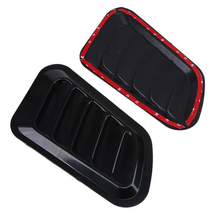 2 x Air Flow Intake Hood Scoop Vent Cover for Universal Car Decor