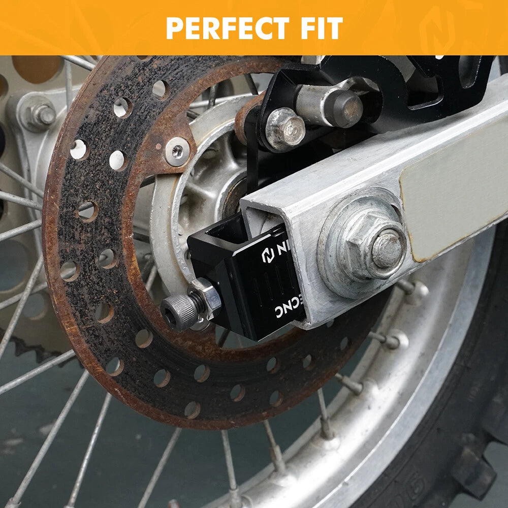 Rear Chain Adjuster Axle Blocks for Yamaha YZ85 (2002-2018), YZ80 (1993-2001)