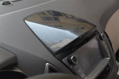 Carbon Fiber Console Panel Cover for Hyundai Tucson (2010–2015)