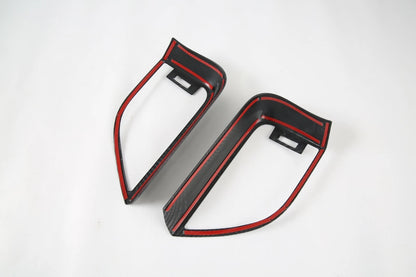 Front Side Air Vent Cover Trim for 2021-2022 Subaru Outback ABS Carbon Fiber 2 x