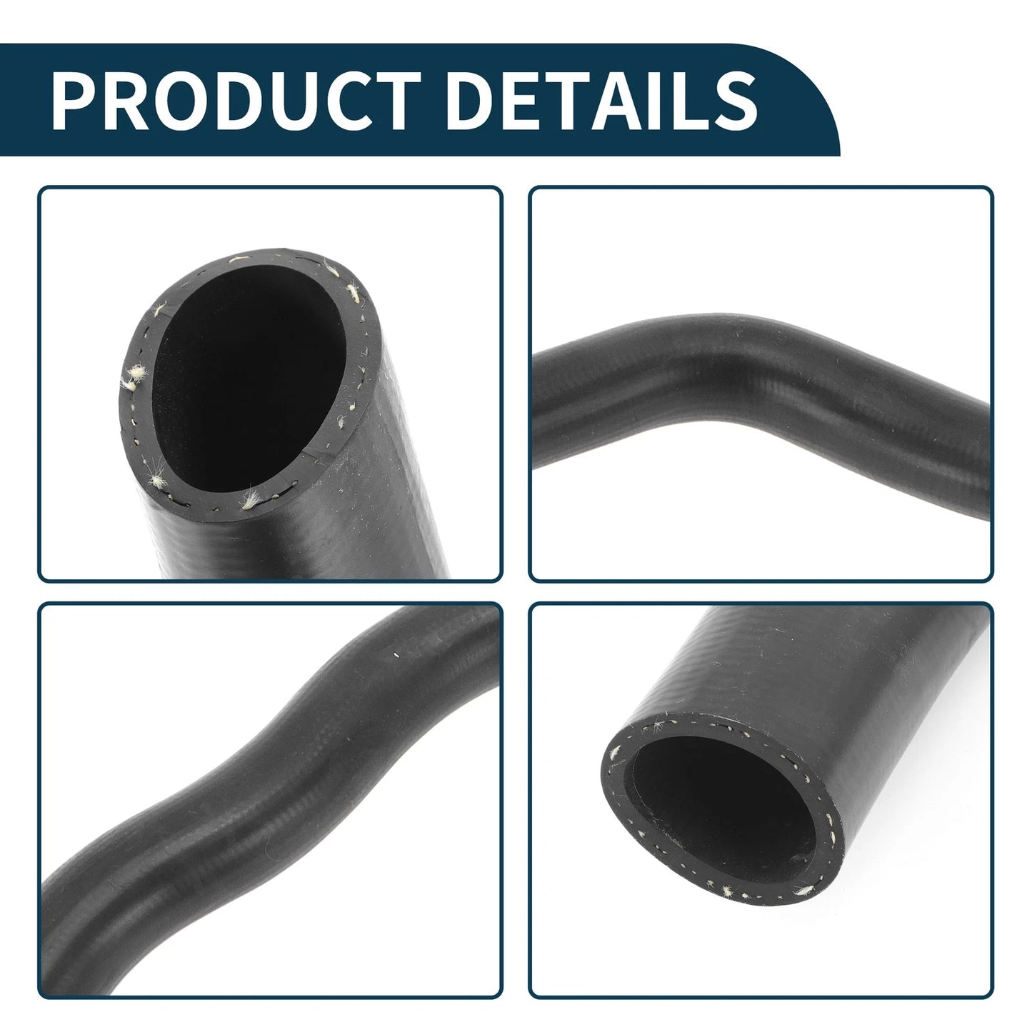 Lower Radiator Hose for Volvo S80 (1999) - Rubber Black 1 Pc