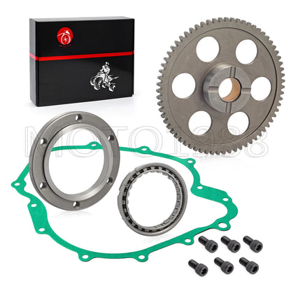 Starter Clutch One Way Gear Bearing Gasket for Yamaha Grizzly 660 (2003–2008)
