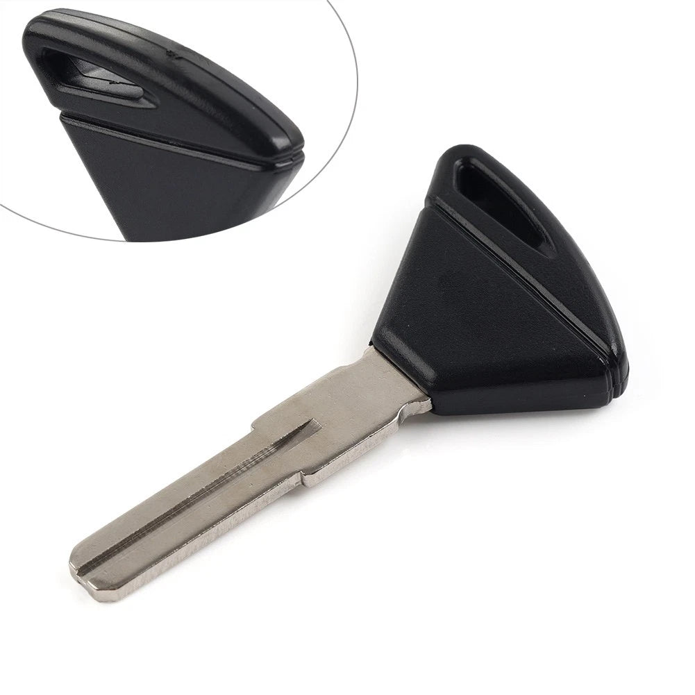 Black Uncut Blade Blank Key for Aprilia ETV 1000, Caponord, RS125, Mana 850