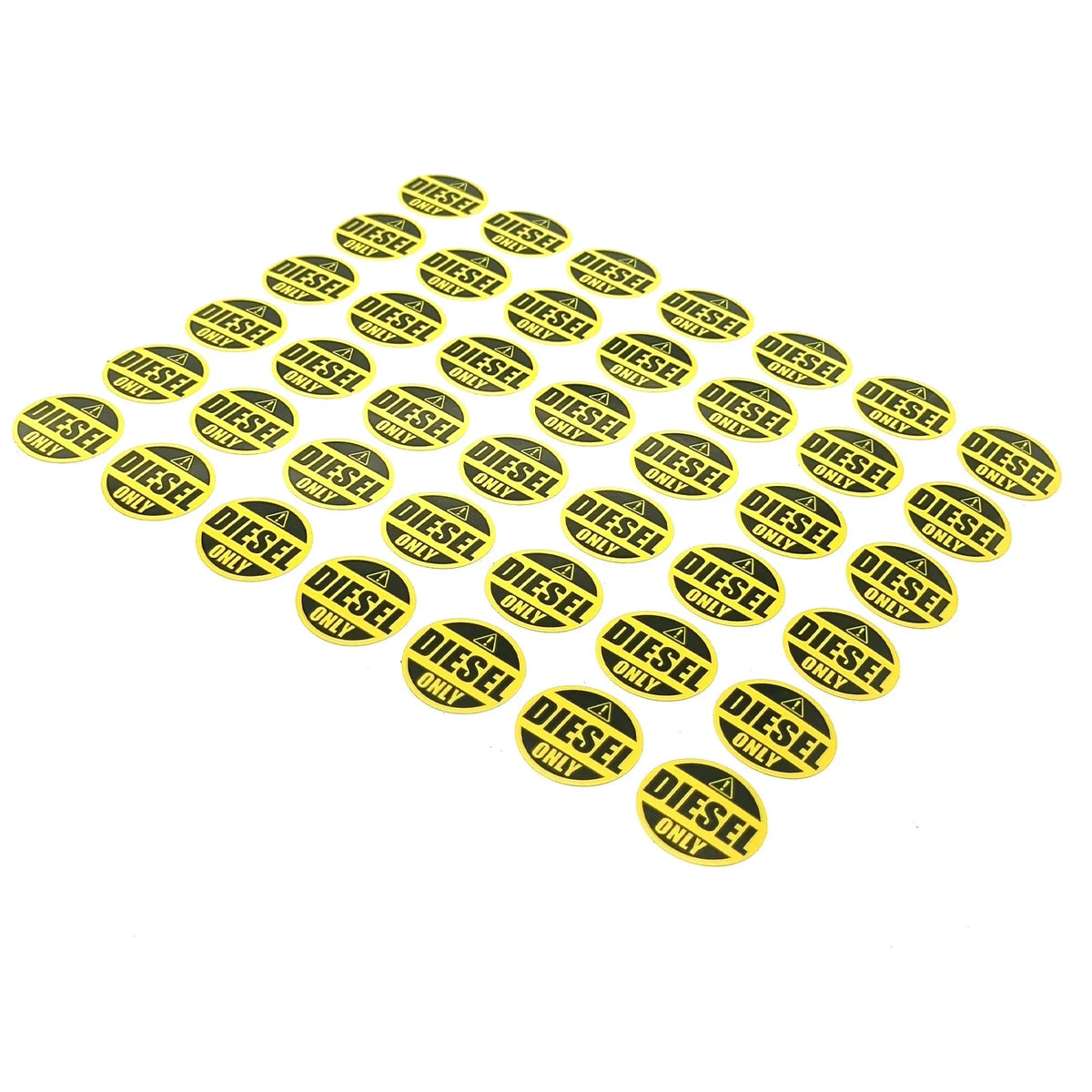 Diesel Only Sticker Labels for Tractors Construction Heavy Equipment 42 Pcs