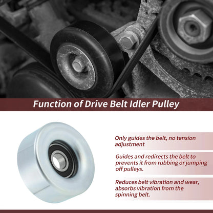 Accessory Drive Belt Idler Pulley for Subaru Legacy Outback (2005-2009)