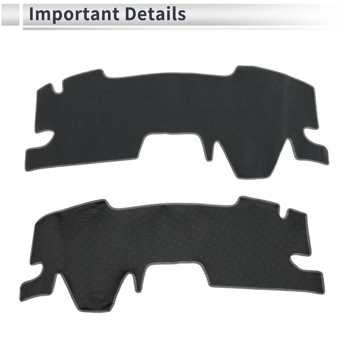 Dashboard Cover Mat for TOYOTA Yaris Cross (2023) - Sun Protector Pad Gray