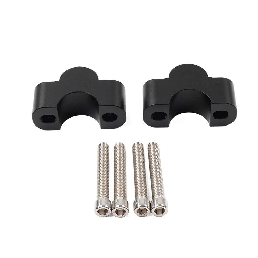 1 x Motorcycle Handlebar Risers Mount Clamp 1 1/8" for Honda Suzuki Kawasaki